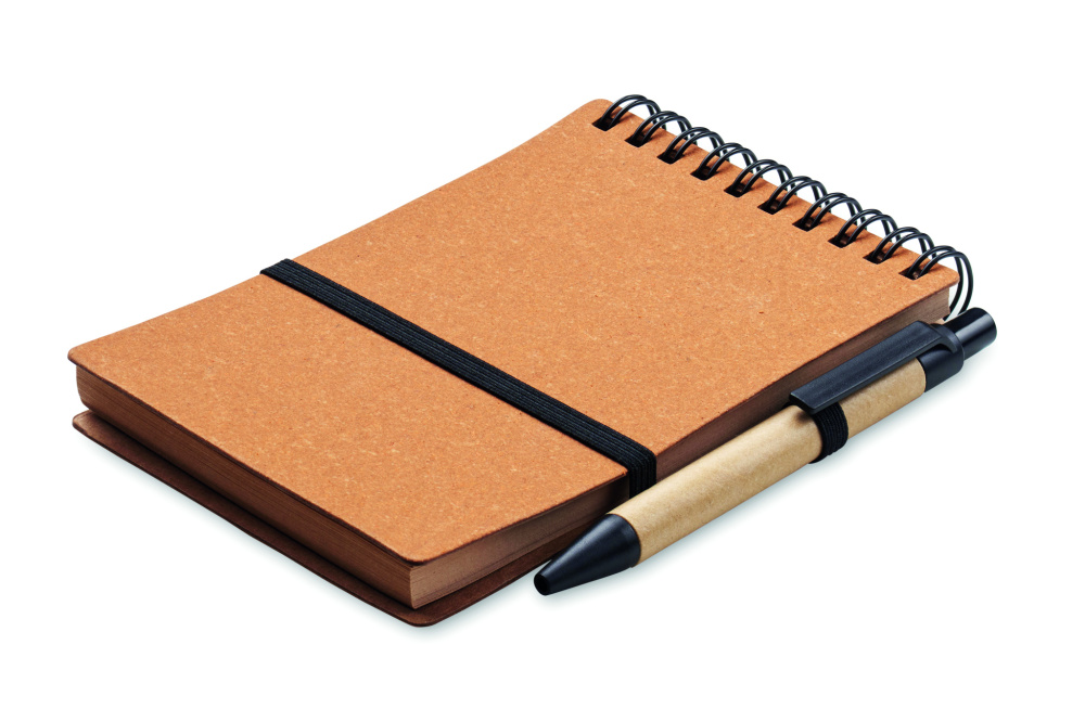 Лого трейд pекламные продукты фото: Recycled notebook with ball pen