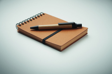 Логотрейд pекламные продукты картинка: Recycled notebook with ball pen