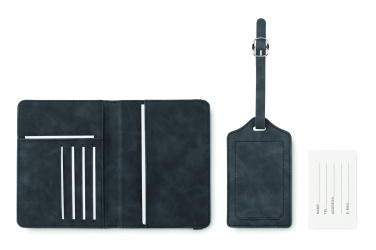 Лого трейд pекламные подарки фото: Passport and luggage tag set
