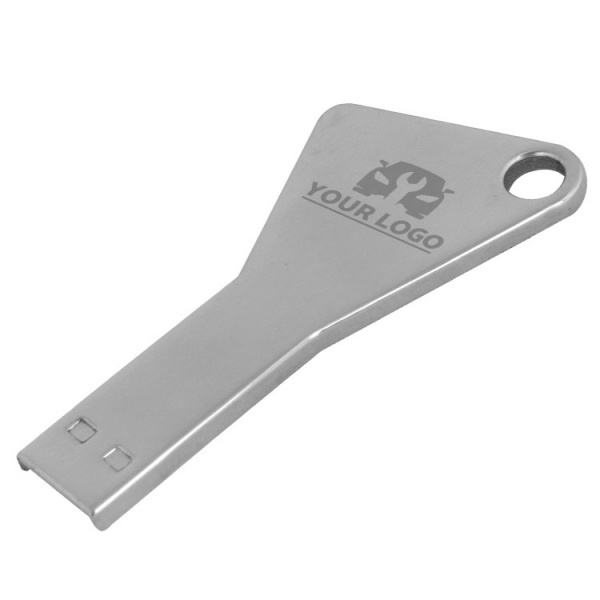 Лого трейд pекламные cувениры фото: Металлическая USB-флешка