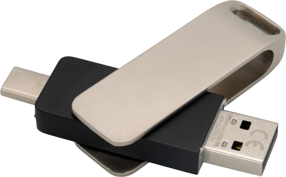 Логотрейд бизнес-подарки картинка: Металлическая USB-флешка