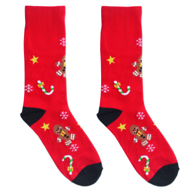 Логотрейд бизнес-подарки картинка: Pair of Christmas socks L