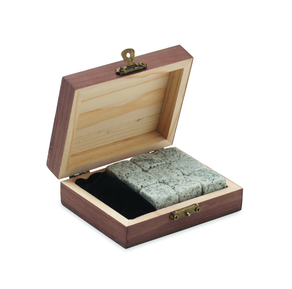Лого трейд pекламные продукты фото: 9 stone ice cube set in box