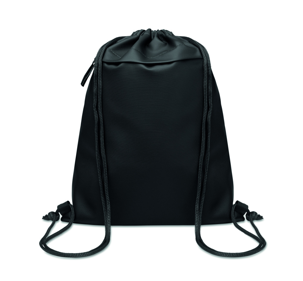 Лого трейд pекламные cувениры фото: Drawstring bag in 600D RPET