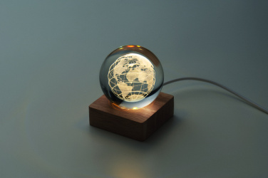 Логотрейд pекламные cувениры картинка: LED globe glass ball