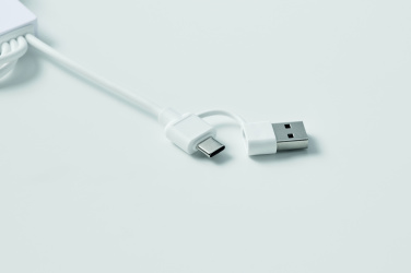 Логотрейд pекламные cувениры картинка: 2 in 1 charging cable type-C