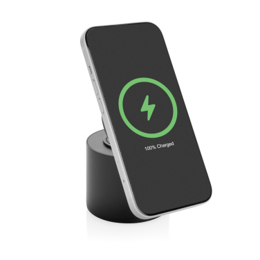 Логотрейд бизнес-подарки картинка: Динамик Magpulse RCS из переработанного пластика мощностью 3 Вт с магнитным держателем