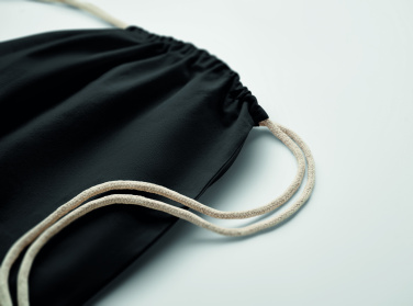 Логотрейд pекламные продукты картинка: Drawstring bag Fairtrade 180gr