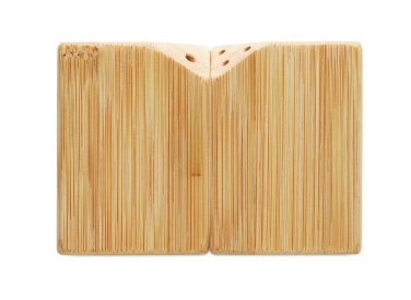 Логотрейд pекламные подарки картинка: Bamboo salt & pepper set