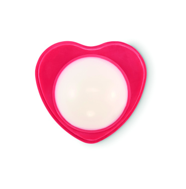 Логотрейд pекламные подарки картинка: Heart shape vegan lip balm