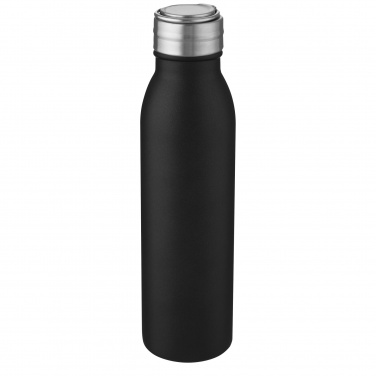 Logotrade kampanjprodukter bild: Harper 700 ml sportflaska i rostfritt stål med metalloop
