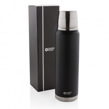 Logotrade profilprodukter bild: Swiss Peak Elite 1L termos med kopparisolering