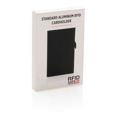 Logotrade presentreklam bild: Standard aluminium RFID korthållare