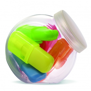 Logotrade reklamprodukter bild: 5 highlighters med klämma