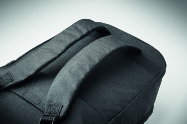 Logotrade profilprodukter bild: En portabel ryggsäcksvagn med hjul, tillverkad av 600D RPET-polyester.