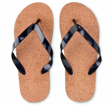 Logotrade profilprodukter bild: Slippers i kork L