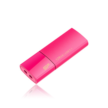 Logotrade reklamprodukter bild: Pendrive Silicon Power 3.0 Blaze B05, rosa
