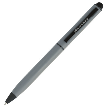 Logotrade reklamprodukter bild: Kulspetspenna i metall, pekpenna, soft touch FIRANDE Pierre Cardin