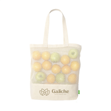Logotrade profilreklam bild: Natura Organic Mesh Shopper (180 g/m²) shoppingväska