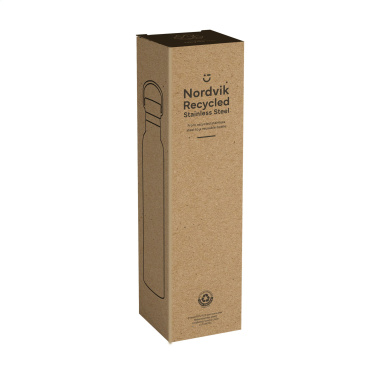 Logotrade presentreklam bild: Nordvik RCS Recycled Steel 750 ml