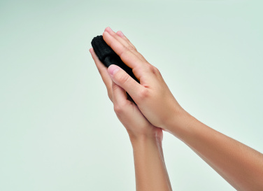 Logotrade kampanjprodukter bild: Handvärmare stickad polyester