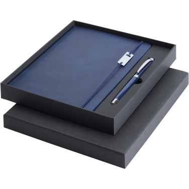 Logotrade profilprodukter bild: Legato Elegance A5 set med anteckningsbok med hårt omslag och kulpenna