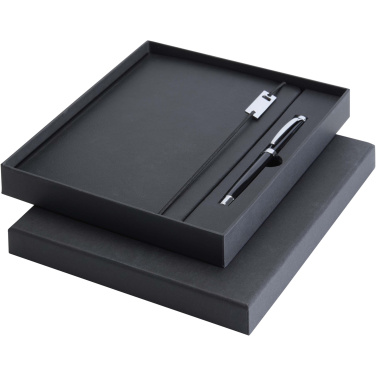 Logotrade reklamprodukter bild: Legato Elegance A5 set med anteckningsbok med hårt omslag och kulpenna