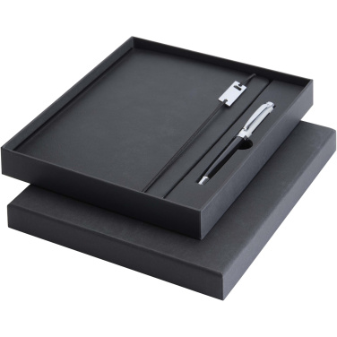 Logotrade presentreklam bild: Legato Elegance A5 set med anteckningsbok med hårt omslag och kulpenna