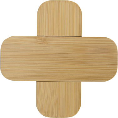 Logotrade reklamprodukter bild: Croc underlägg av bambu – litet