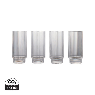 Logotrade profilreklam bild: VINGA York highball glas, 4-pack