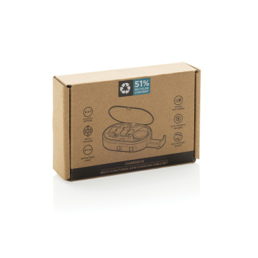 Logotrade kampanjprodukter bild: Chargevix Multifunktionell 60W laddning i RCS återv. plast