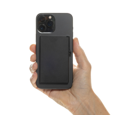 Logotrade profilprodukter bild: Standard aluminium RFID magnetiskt kortfodral för mobil